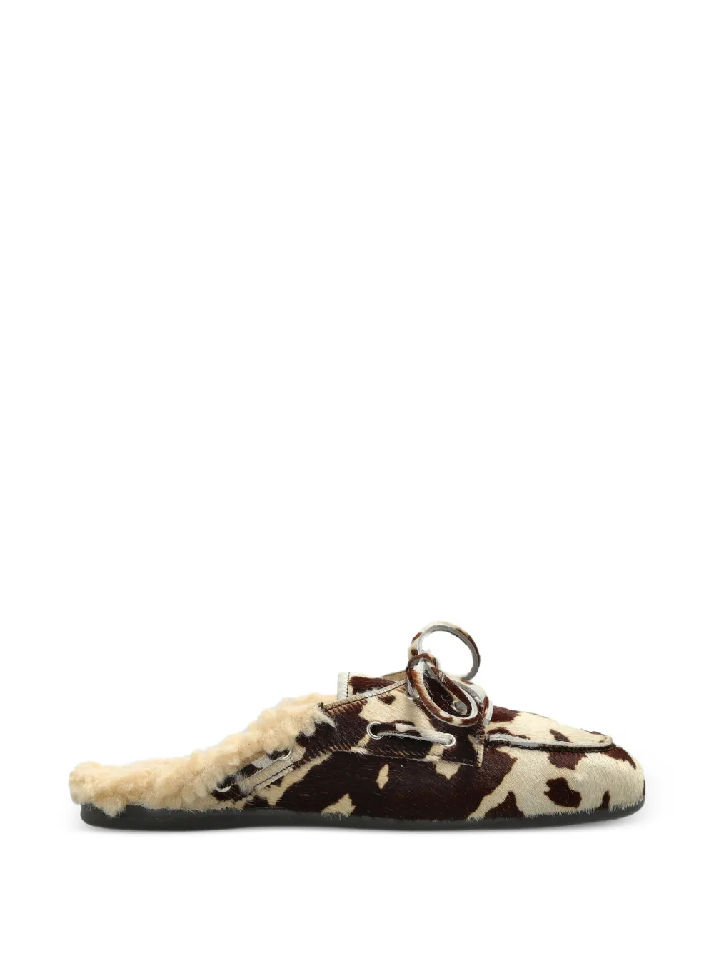 Posa animal-print leather mules