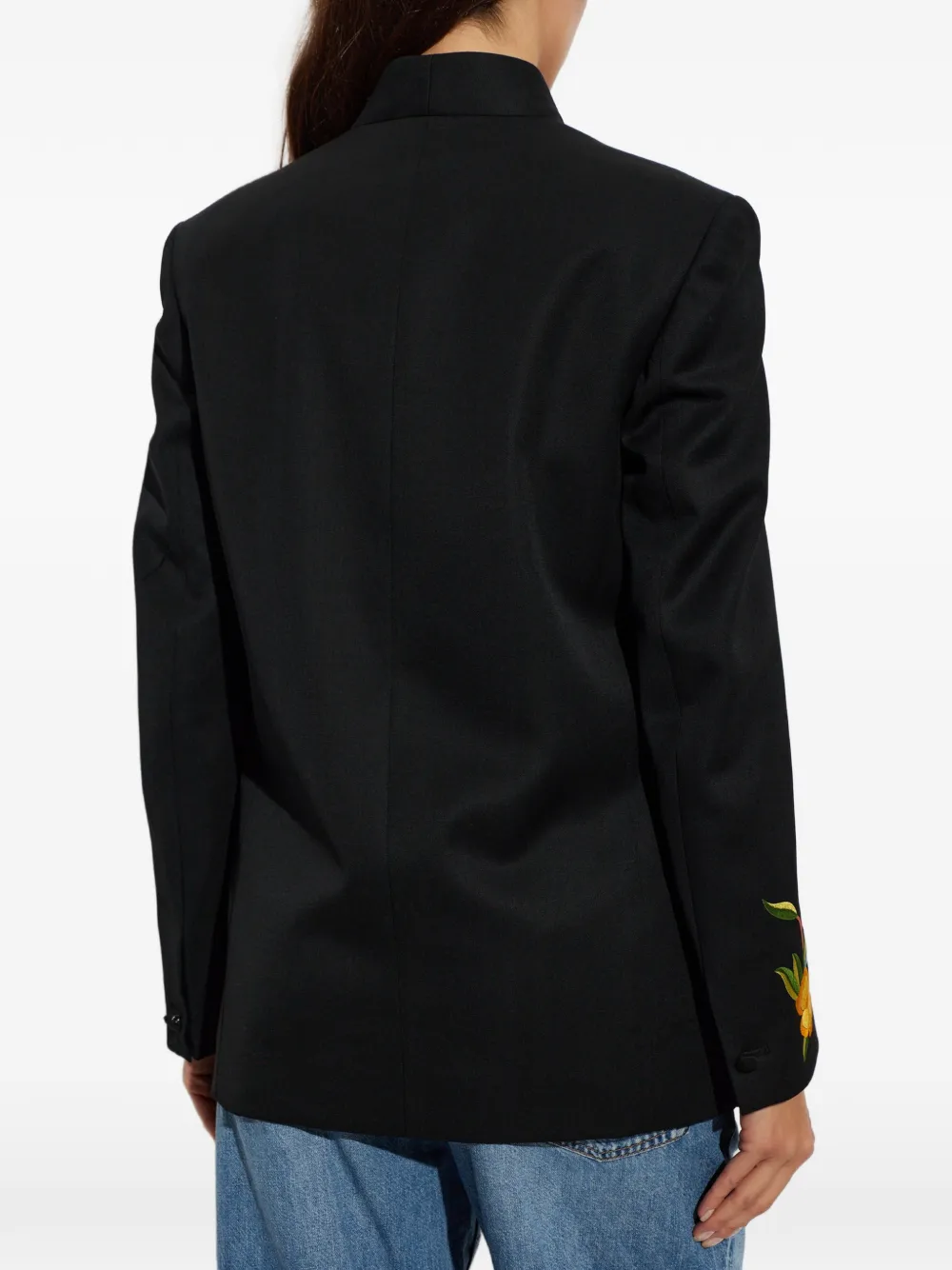 Kenzo Blazer met borduurwerk Zwart