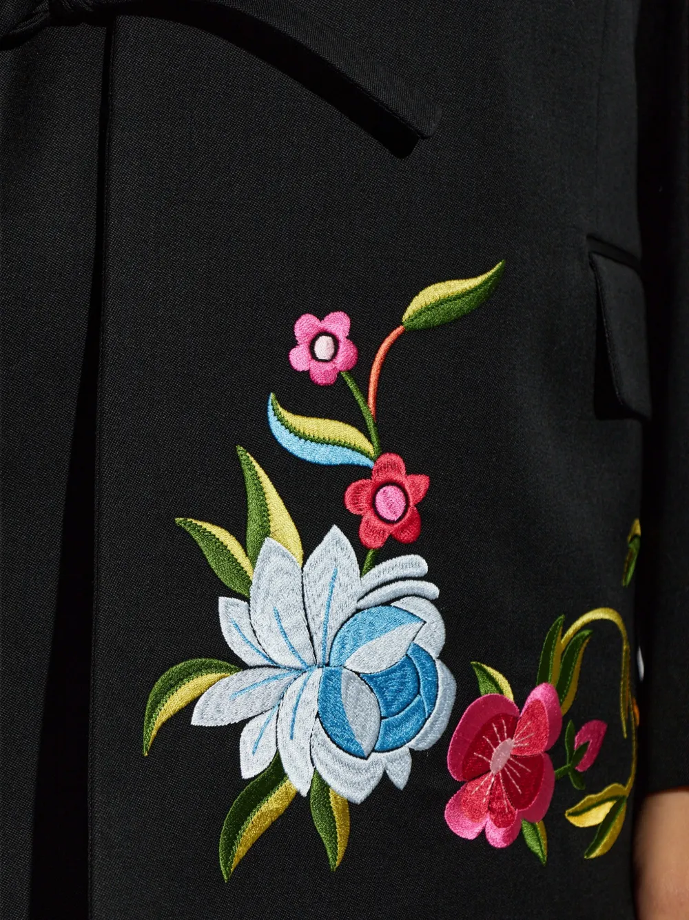 Kenzo Blazer met borduurwerk Zwart