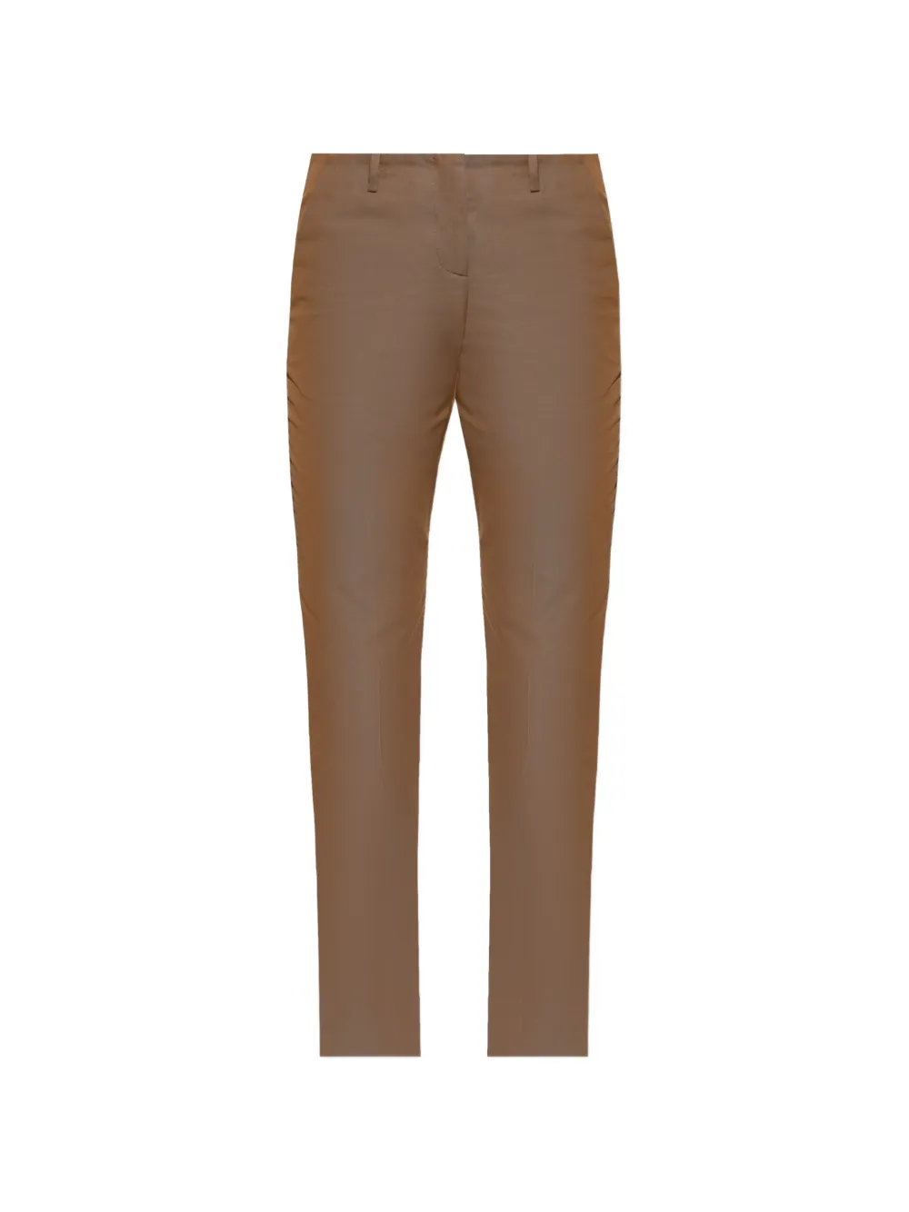 Alexander McQueen crease-front trousers