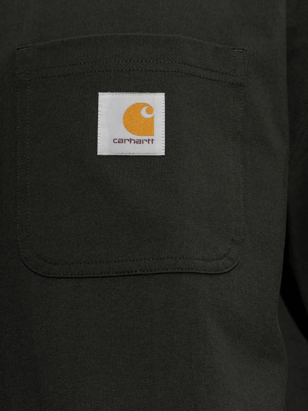 Carhartt WIP T-shirt met logopatch Zwart