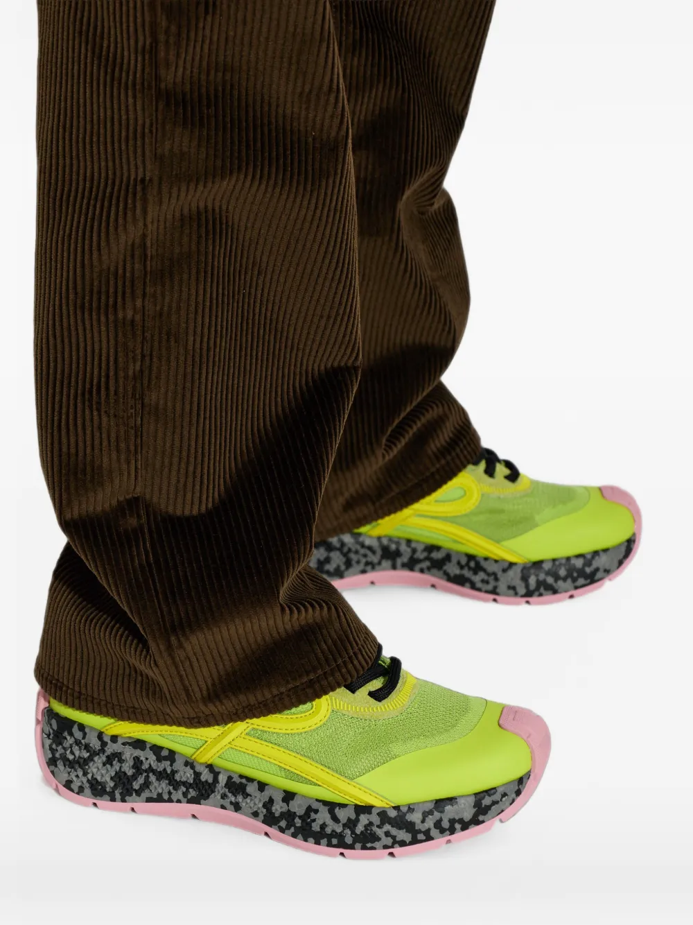 LOEWE Pogo panelled sneakers Groen