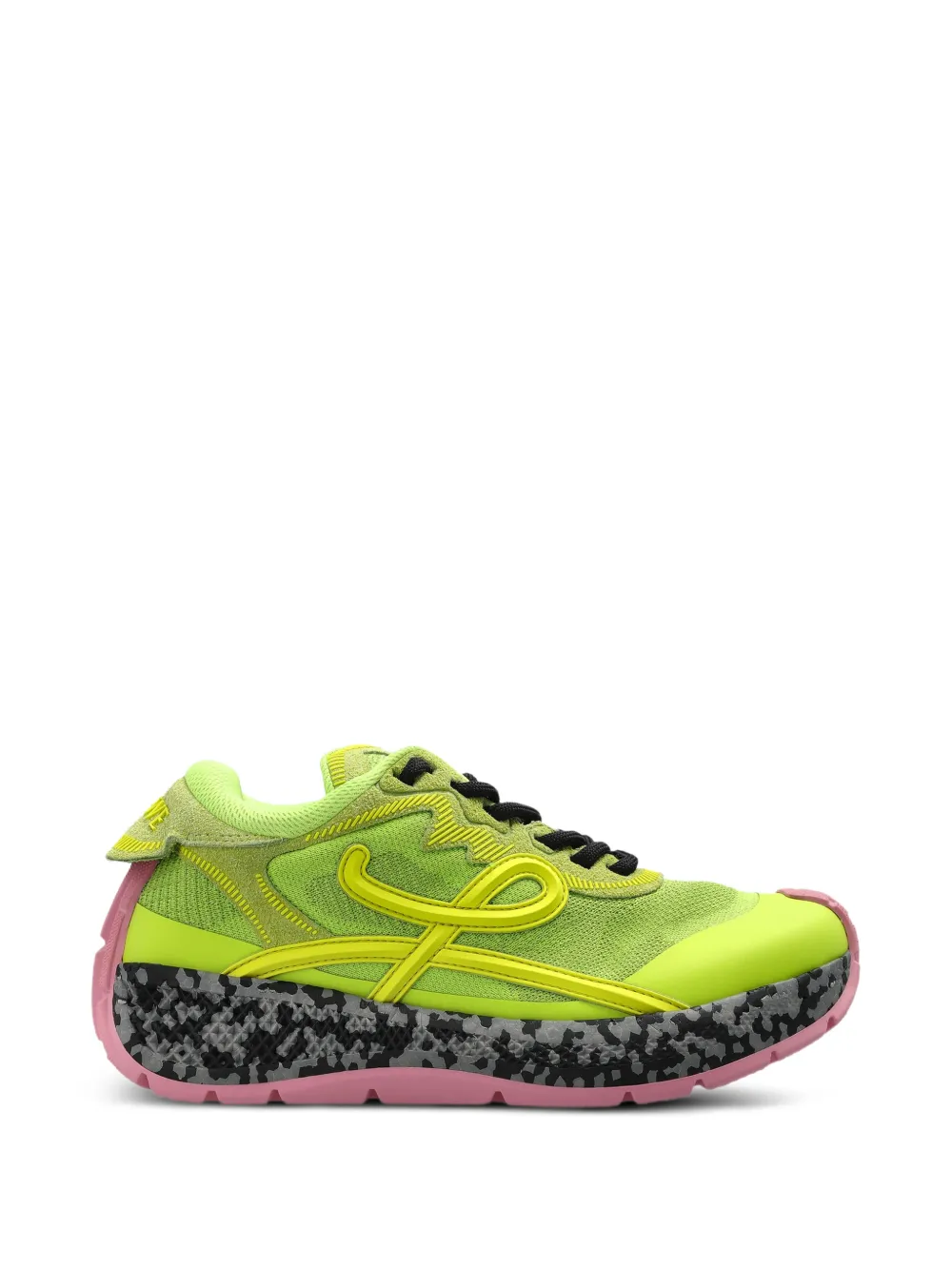 LOEWE Pogo panelled sneakers Groen
