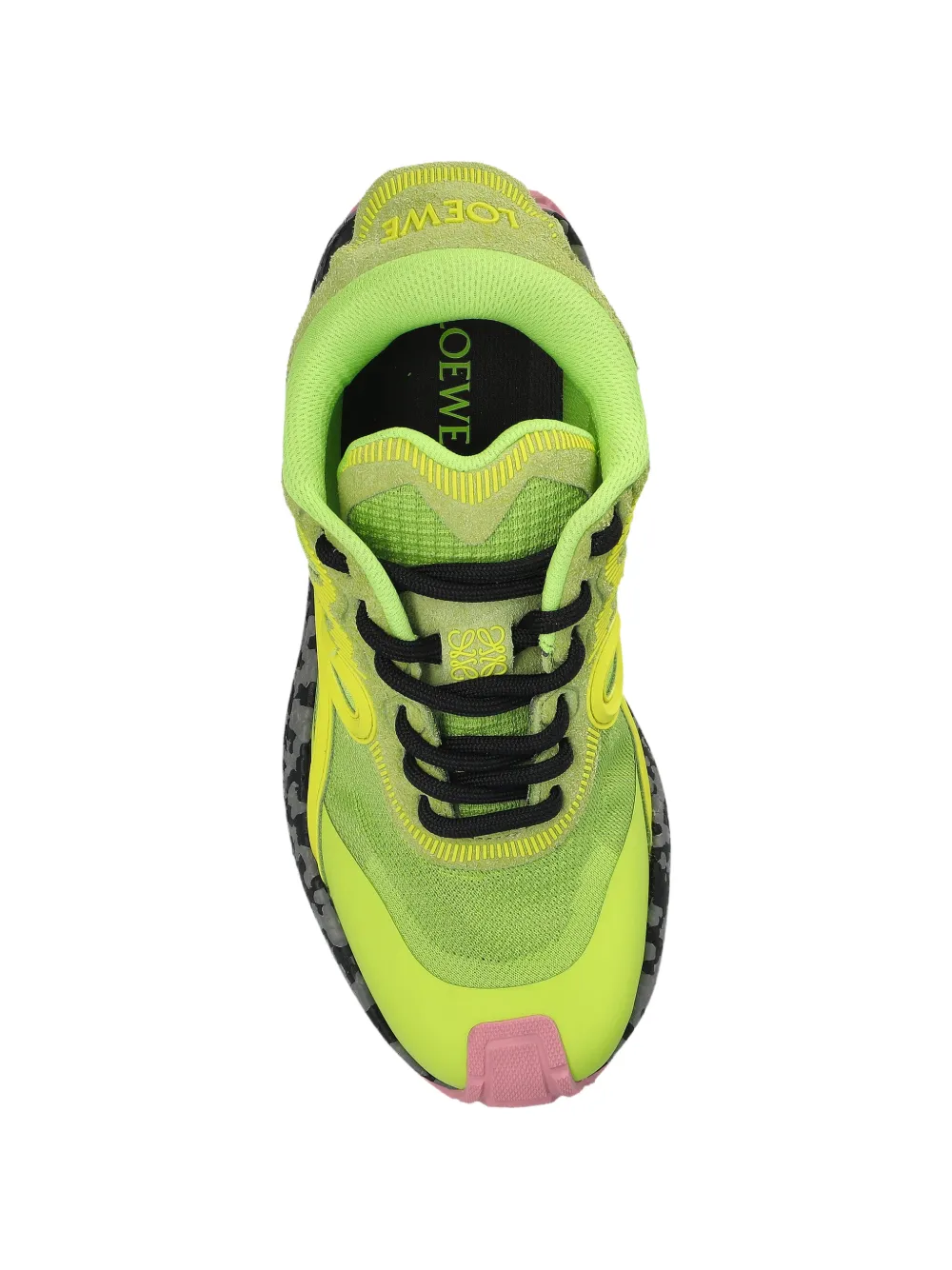 LOEWE Pogo panelled sneakers Groen