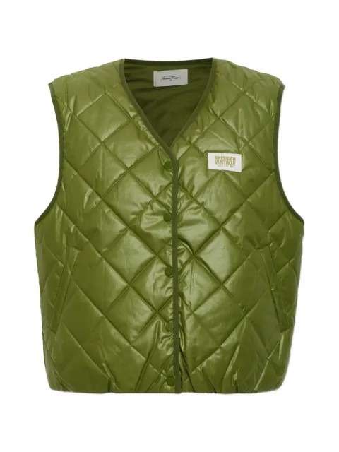 American Vintage Tovabay quilted vest