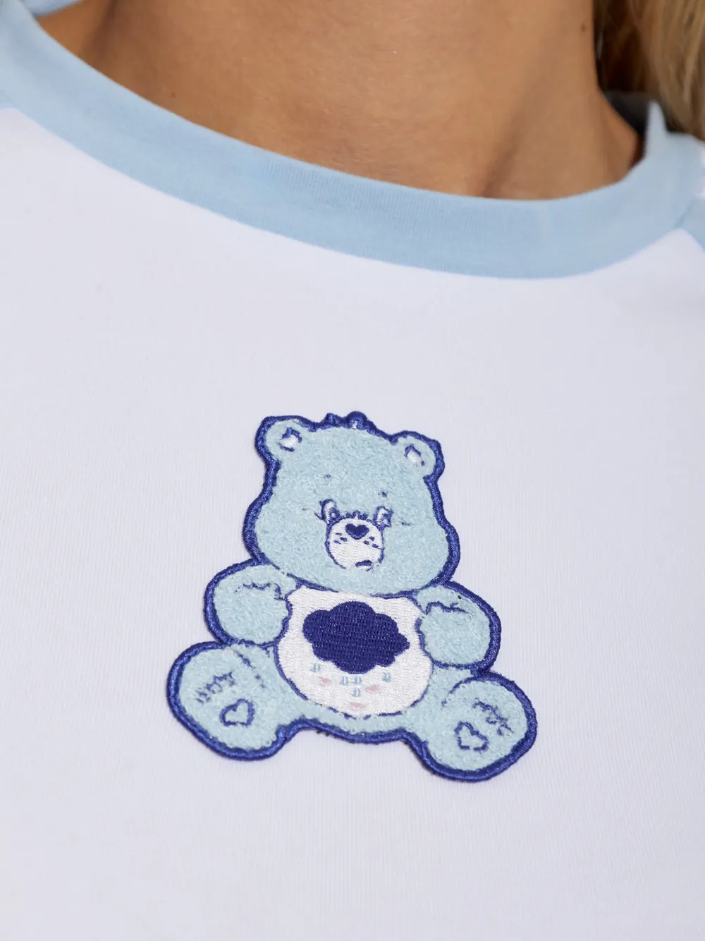 adidas x Care Bears T-shirt met raglanmouwen Wit