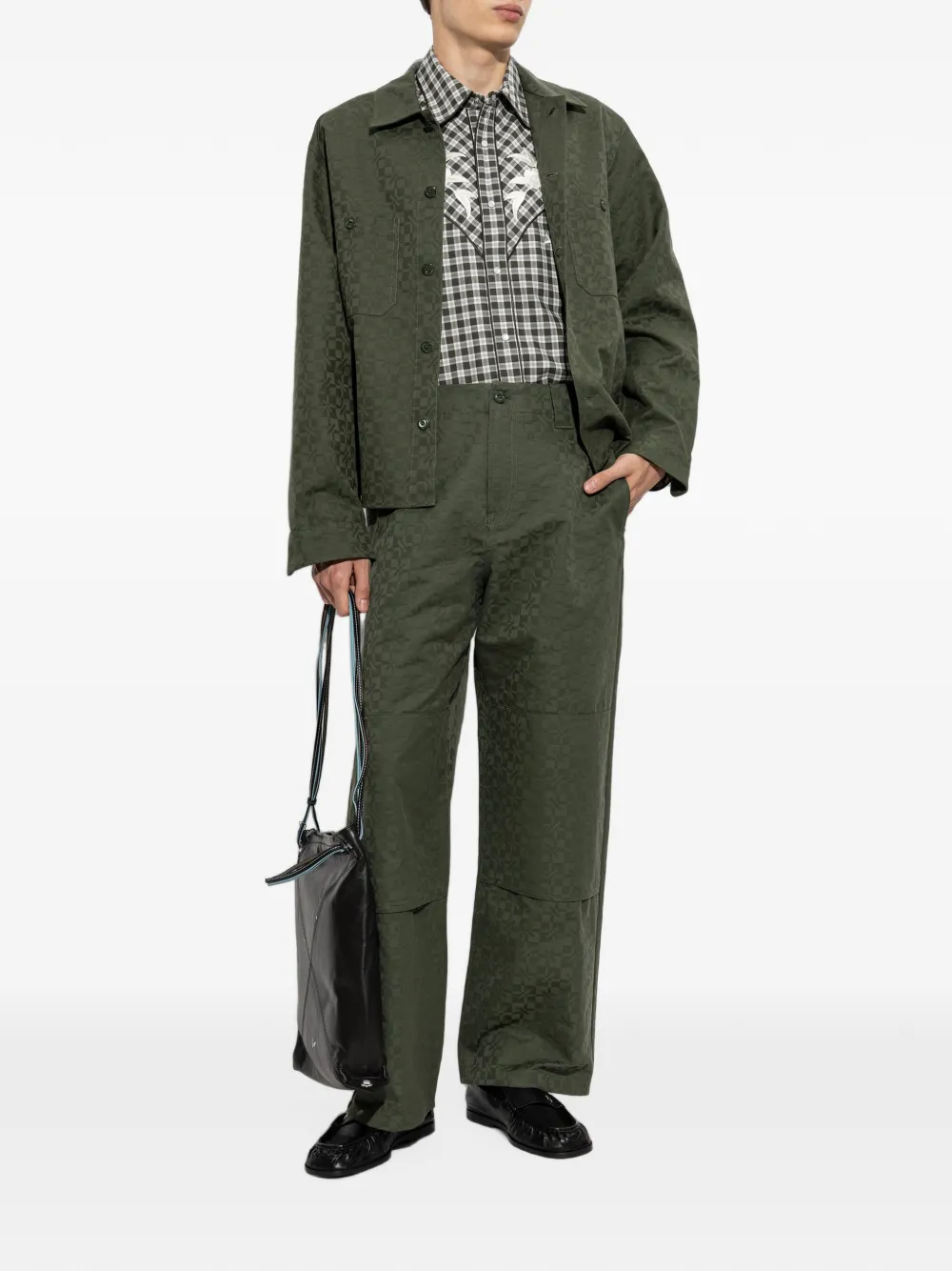 Kenzo Broek met monogram Groen