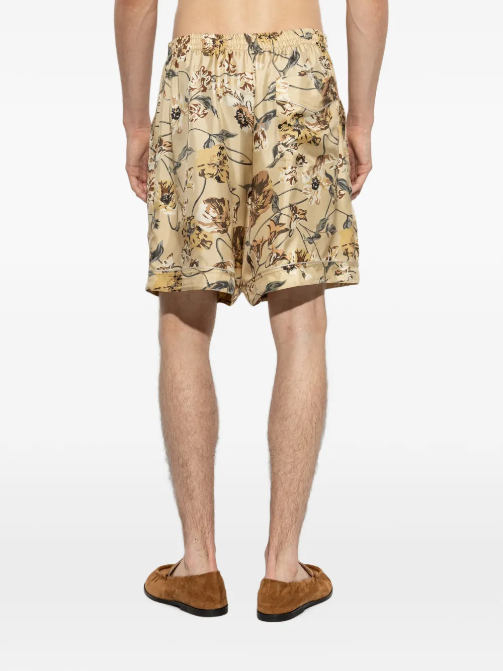 Kenzo Shorts met bloemenpatroon Beige