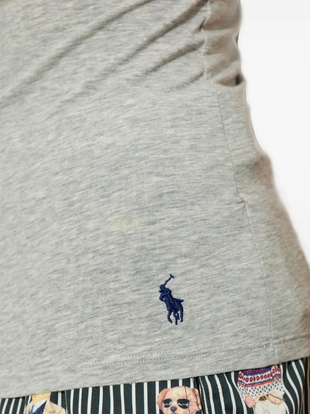 Polo Ralph Lauren Top met geborduurd logo Grijs