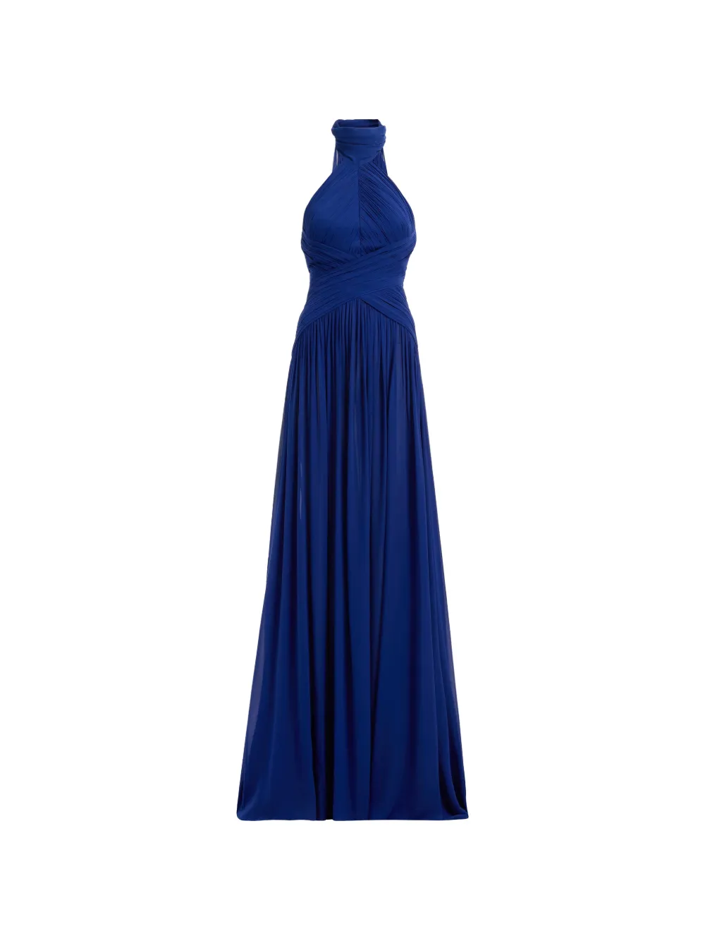 Elie Saab draped halterneck maxi dress