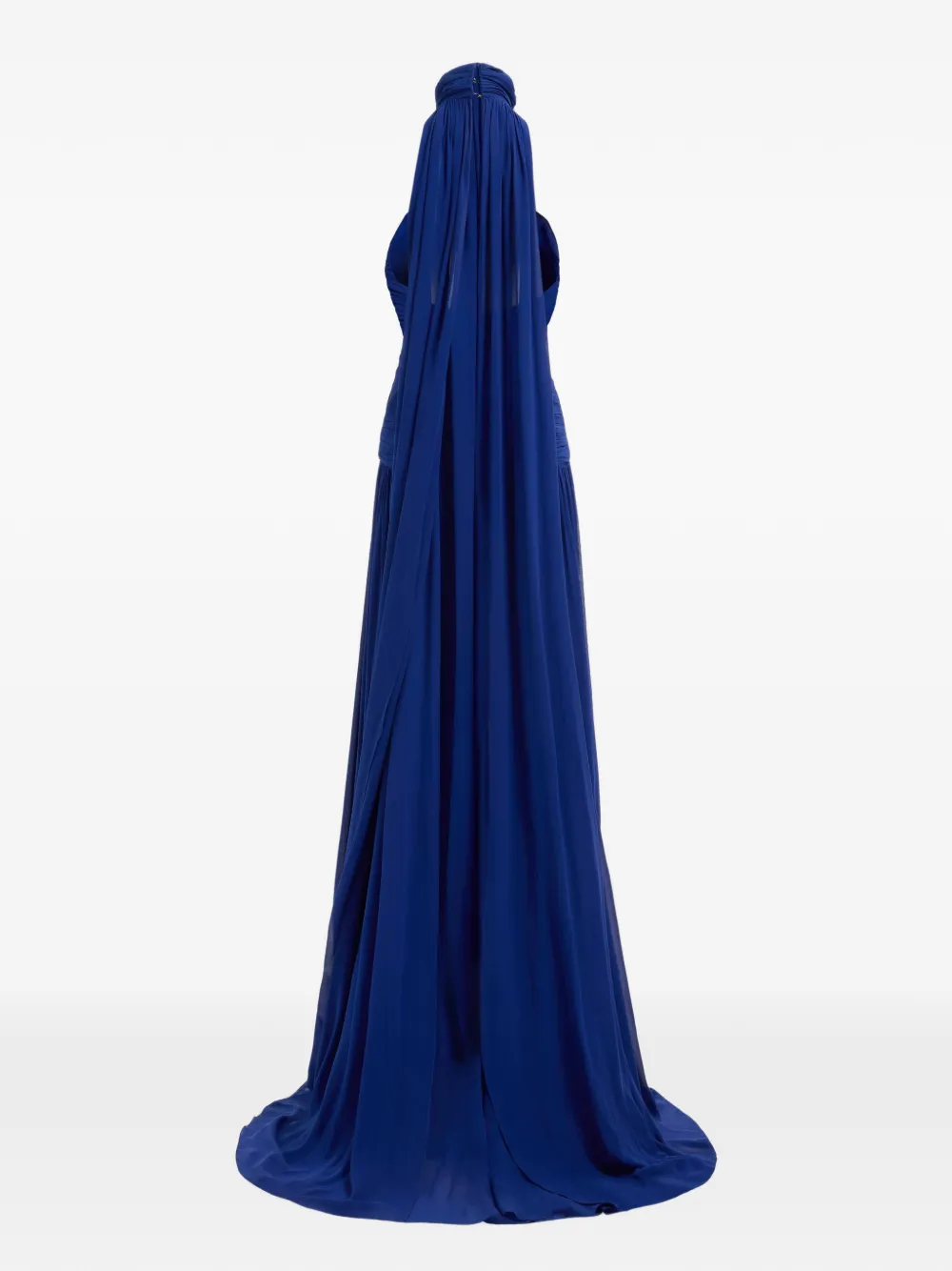 Elie Saab Gedrapeerde maxi-jurk Blauw