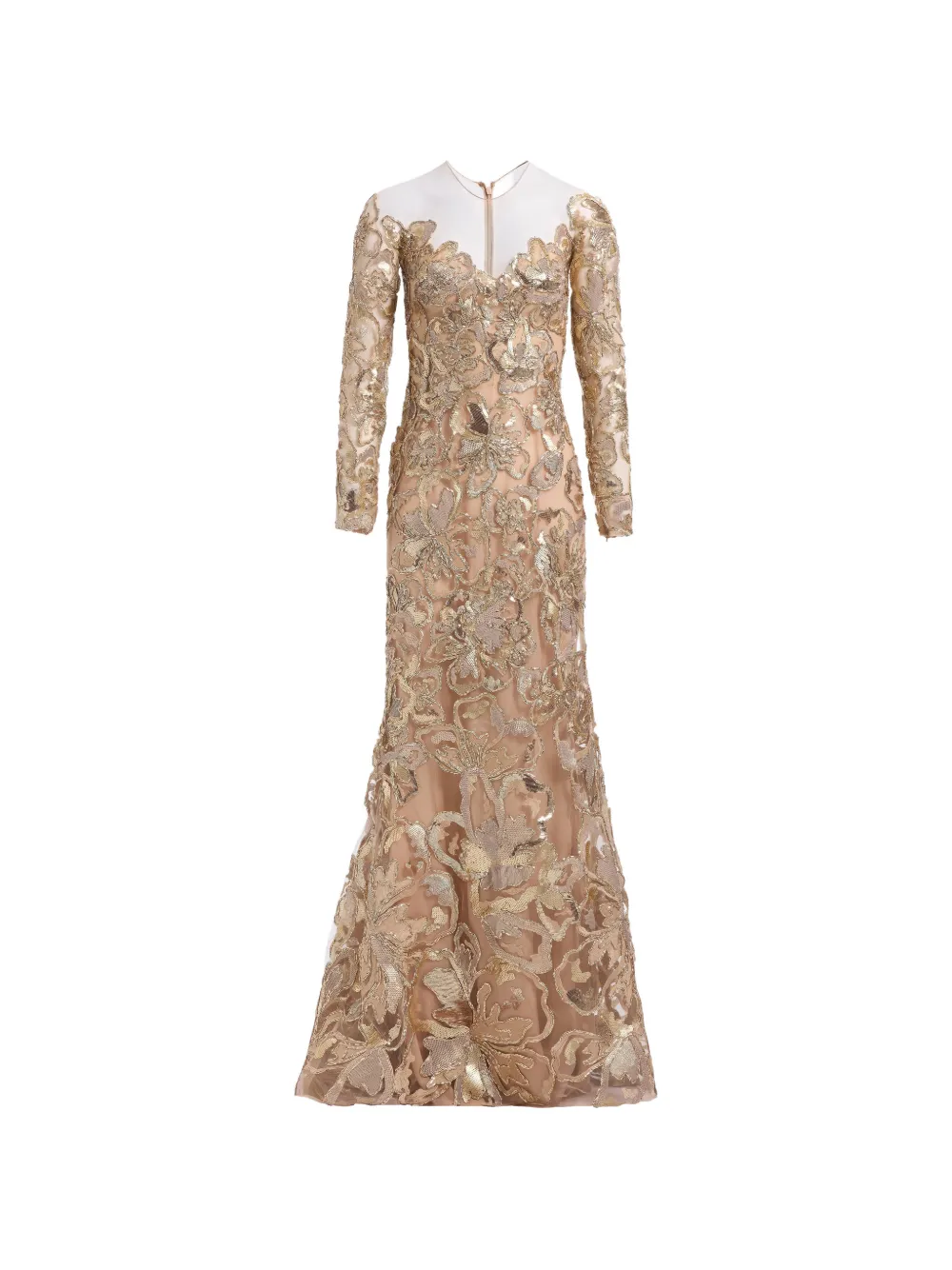 Elie Saab sequin-embroidered maxi dress