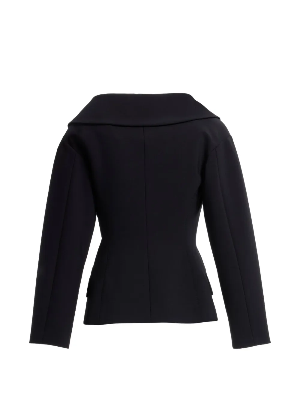Elie Saab Getailleerd jack met verfraaide details Zwart