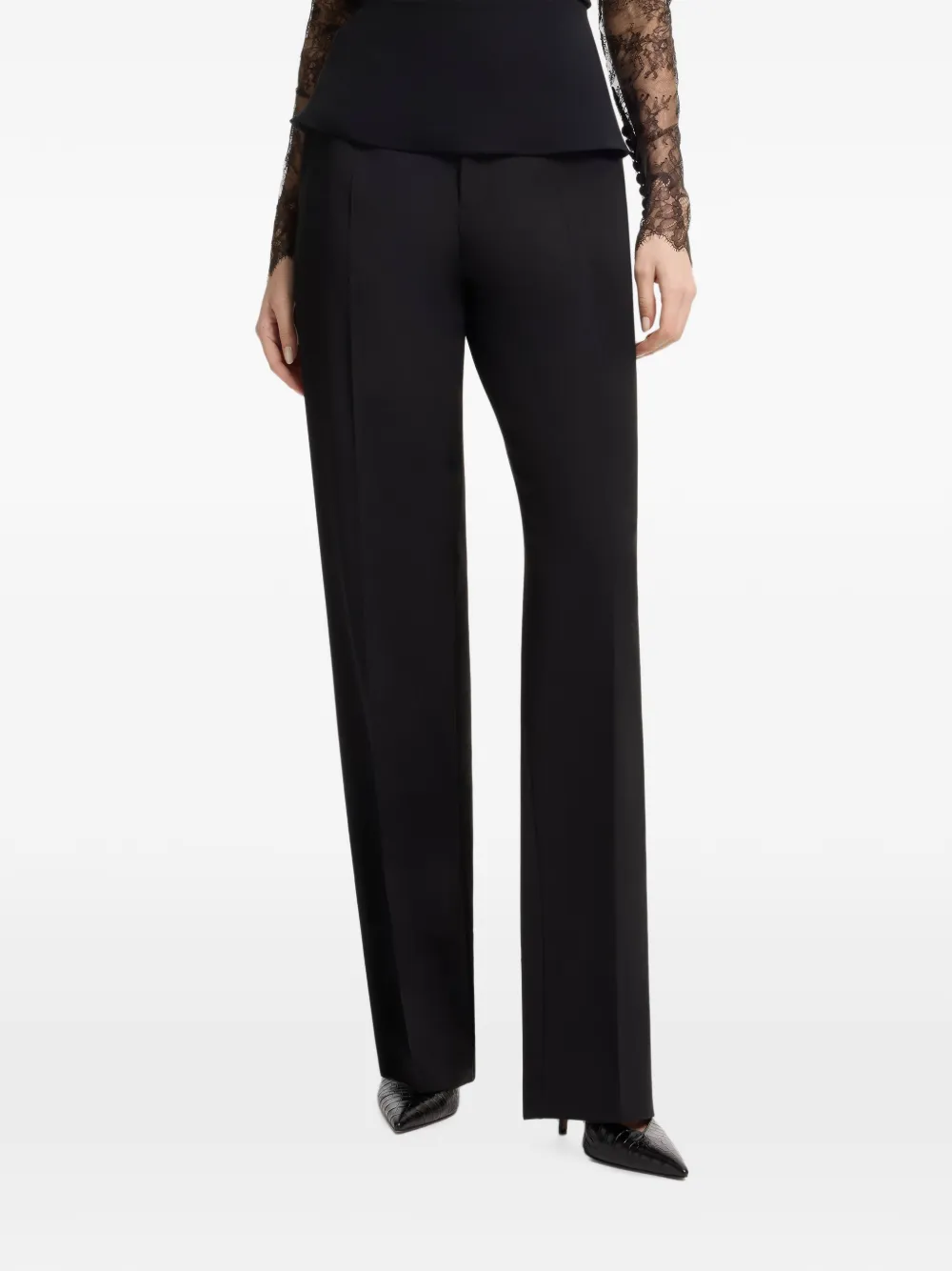 Elie Saab Straight broek Zwart