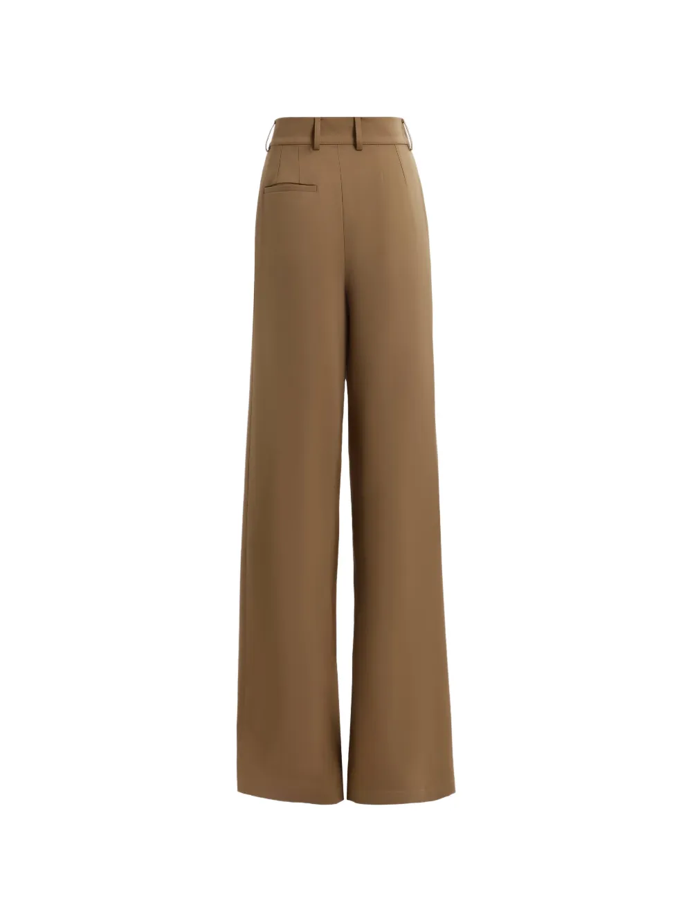 Elie Saab Plooibroek met wijde pijpen Bruin