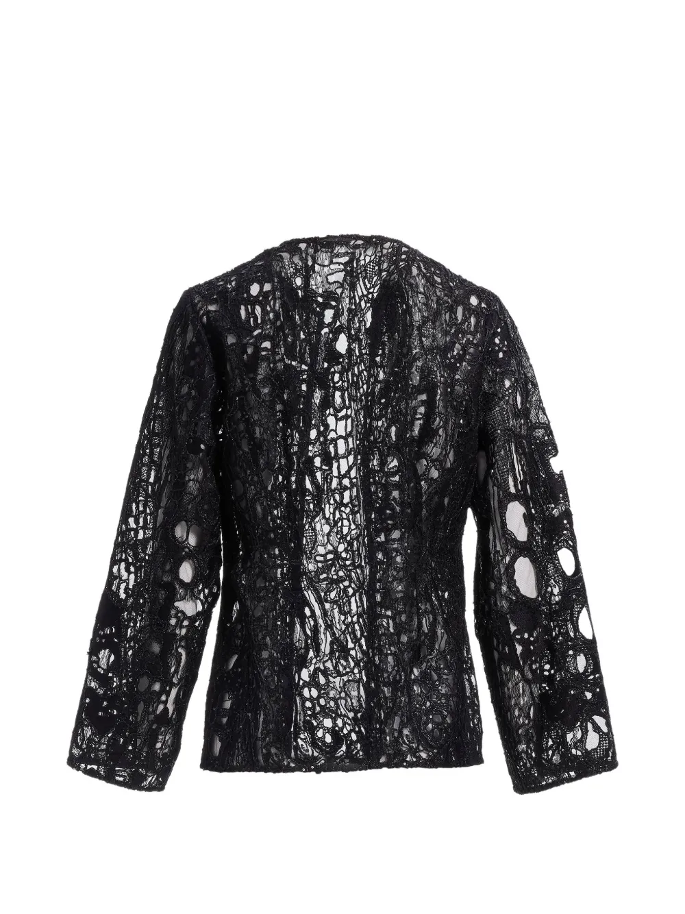 Elie Saab Jack met geborduurde pailletten Zwart
