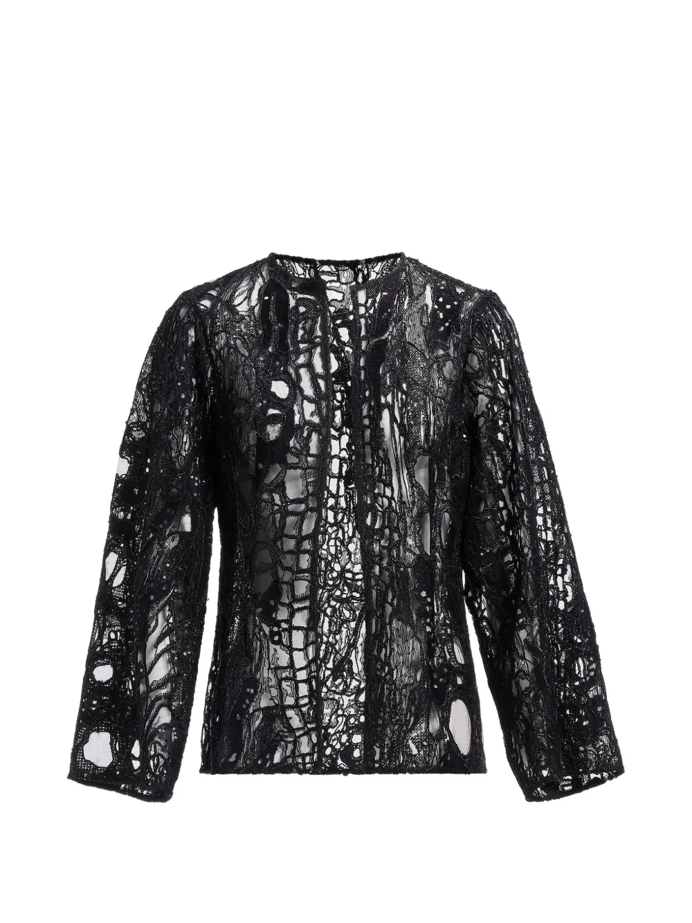 Elie Saab sequin-embroidered jacket - Nero