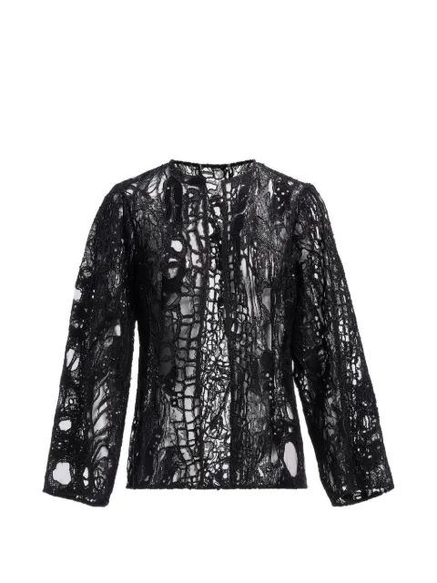 Elie Saab sequin-embroidered jacket