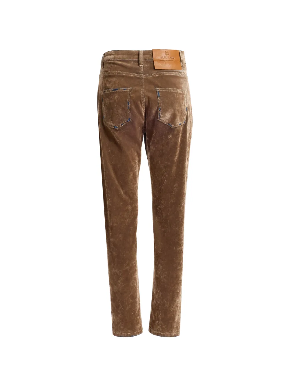straight-leg flocked jeans, image 6 of 6