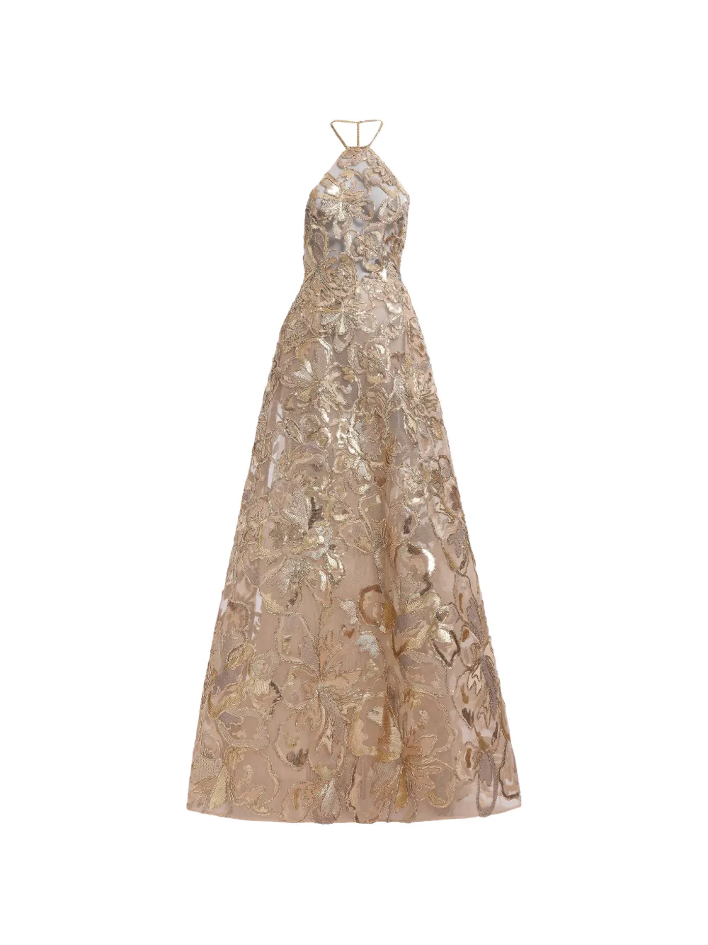 Elie Saab sequin-embroidered maxi dress