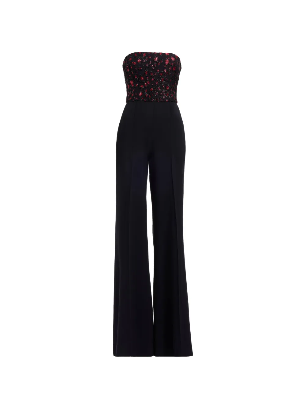 Elie Saab sequin-embellished strapless jumpsuit