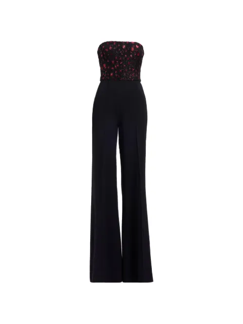 Elie Saab sequin-embellished strapless jumpsuit