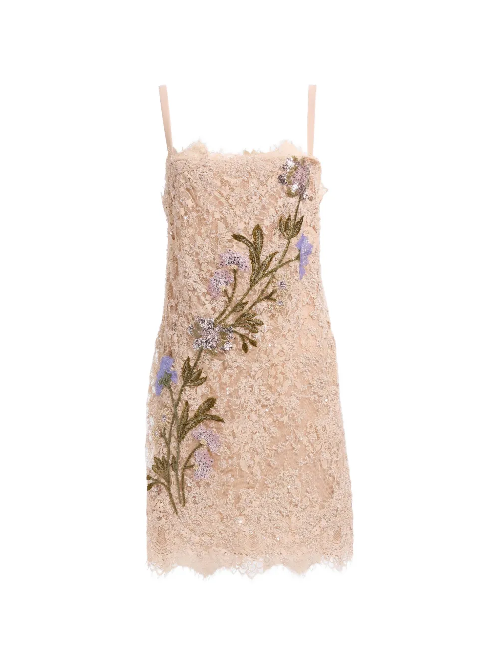 Elie Saab floral-lace mini dress