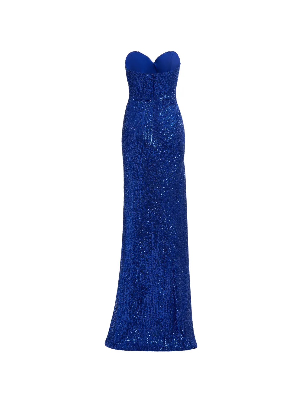 Elie Saab Gedrapeerde maxi-jurk verfraaid met pailletten Blauw