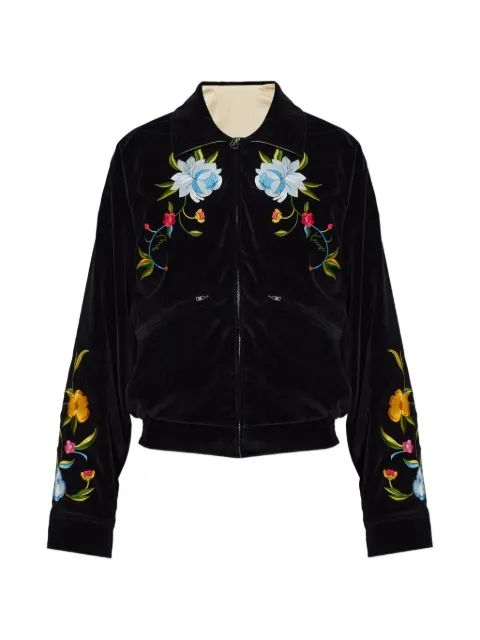 Kenzo Wildflower embroidered velvet jacket