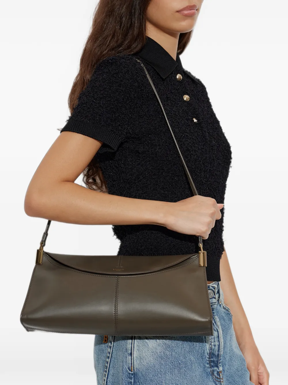 Balmain Medium 64-83 schoudertas Groen