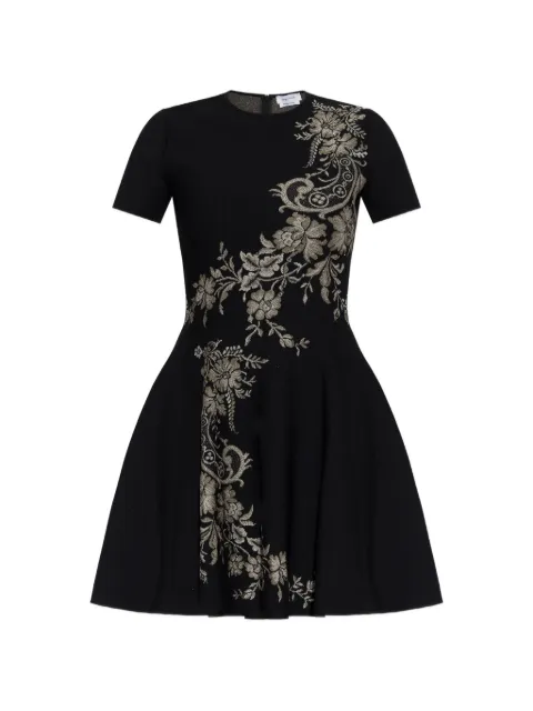 Alexander McQueen floral-print mini dress