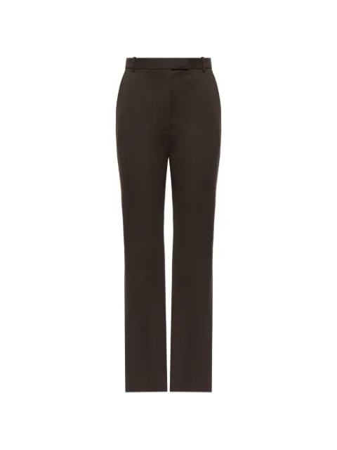 Alexander McQueen pantalones de lana con pinzas