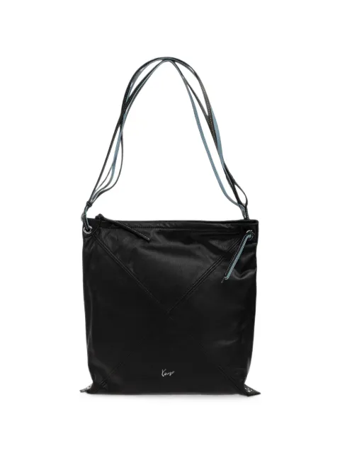 Kenzo kenzo kite logo-print leather tote bag