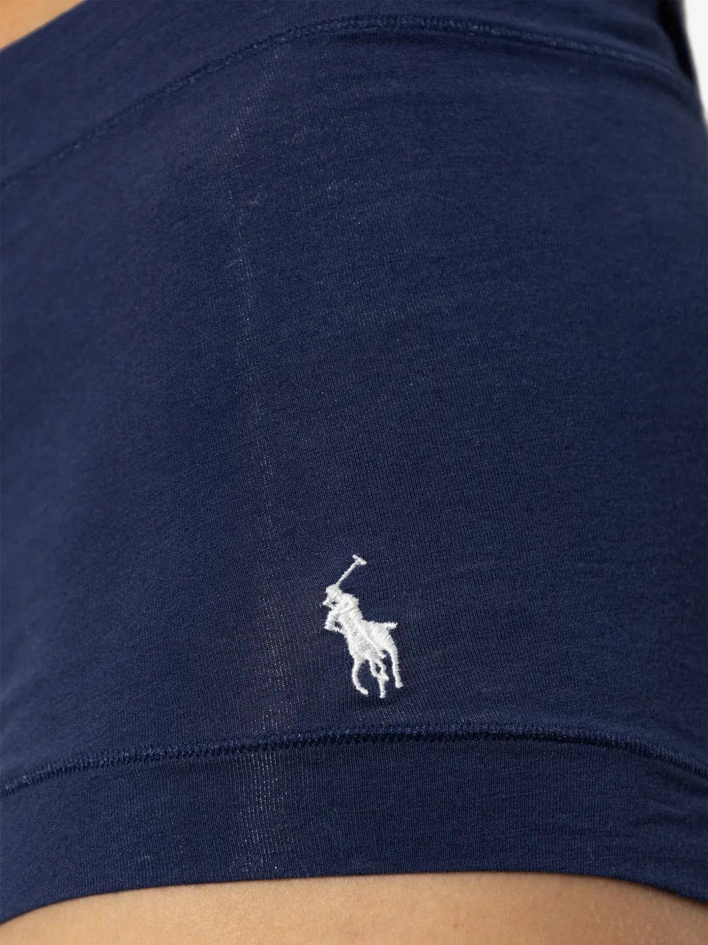 Polo Ralph Lauren Tweedelige katoenen pyjamaset met geborduurd logo Blauw