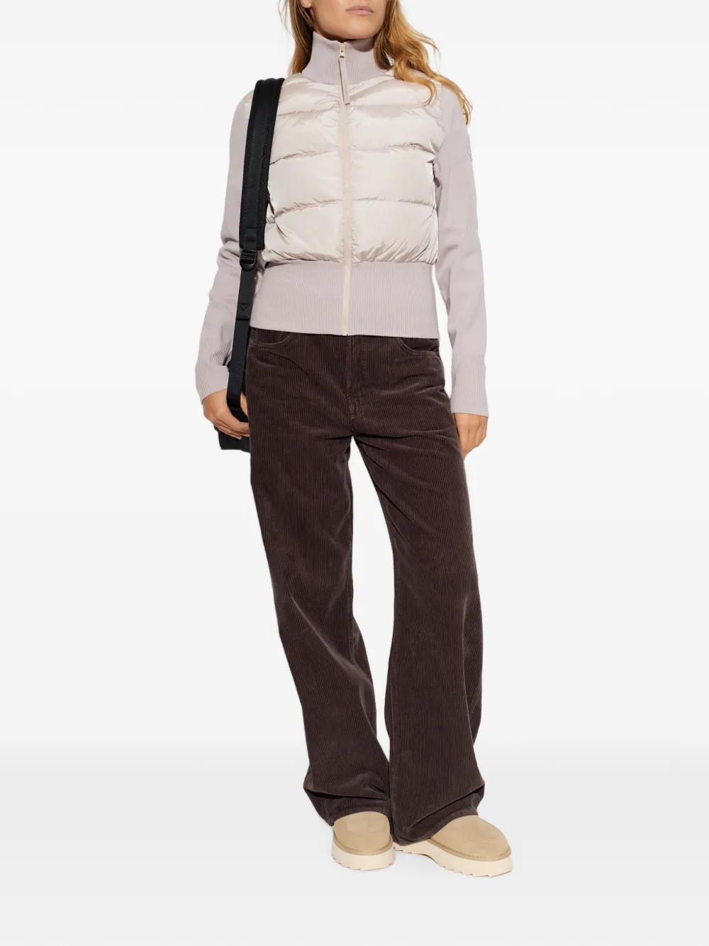 Canada Goose Hybridge Wide Quilt gewatteerd vest Roze