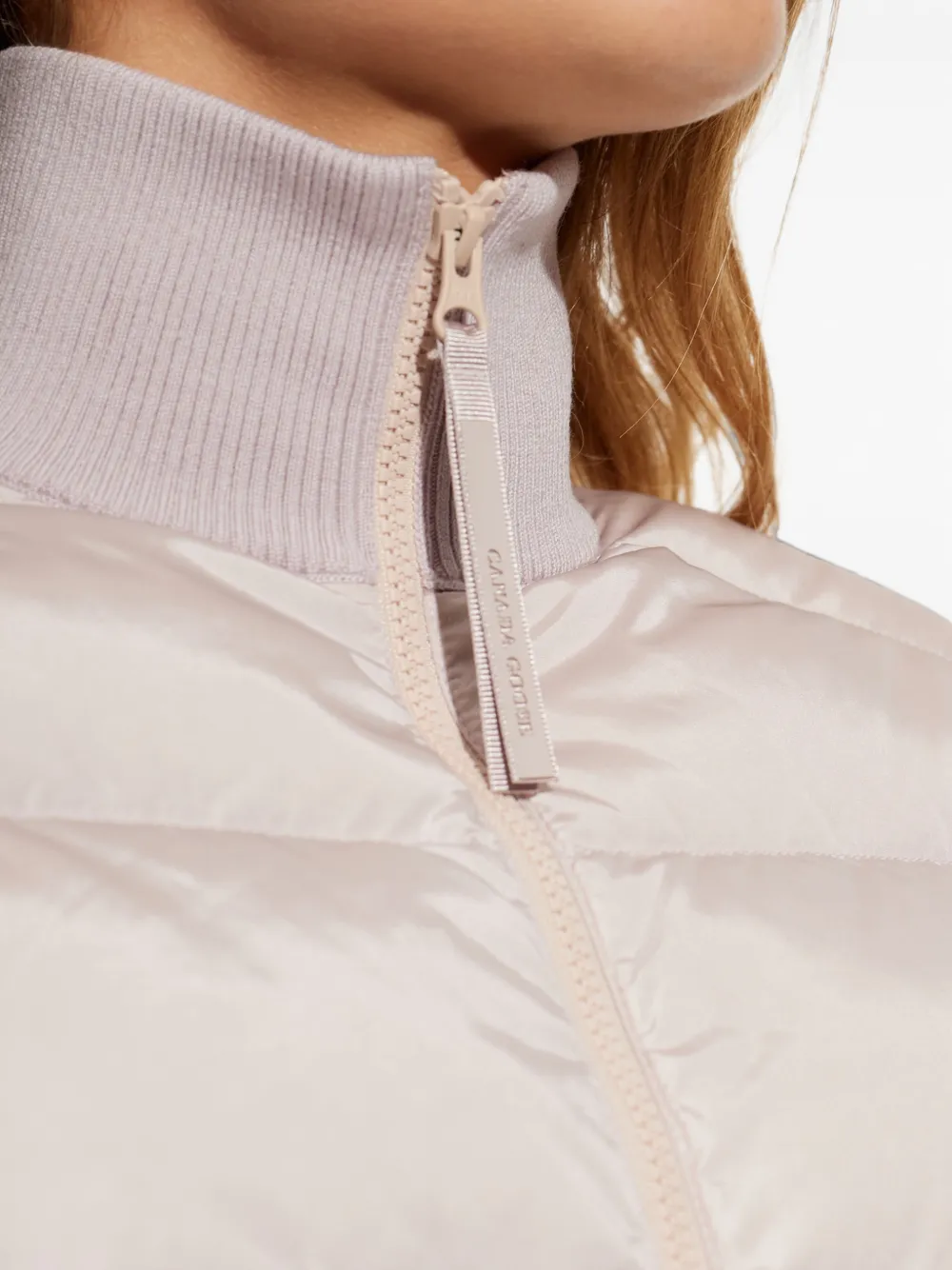 Canada Goose Hybridge Wide Quilt gewatteerd vest Roze