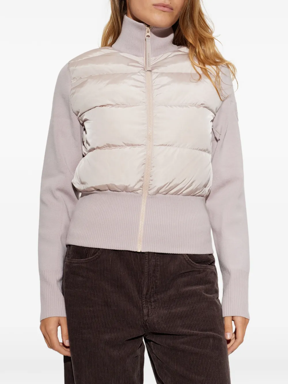 Canada Goose Hybridge Wide Quilt gewatteerd vest Roze