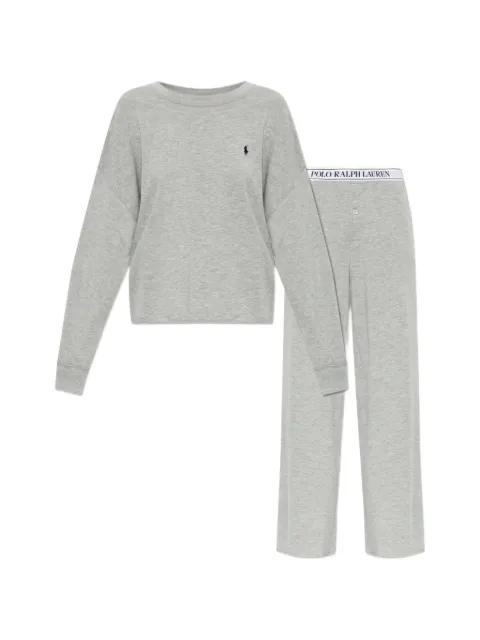 Polo Ralph Lauren logo-embroidered two-piece pajamas set