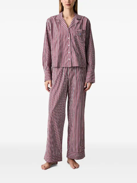 Polo Ralph Lauren striped logo-embroidered pyjama set (set of two)