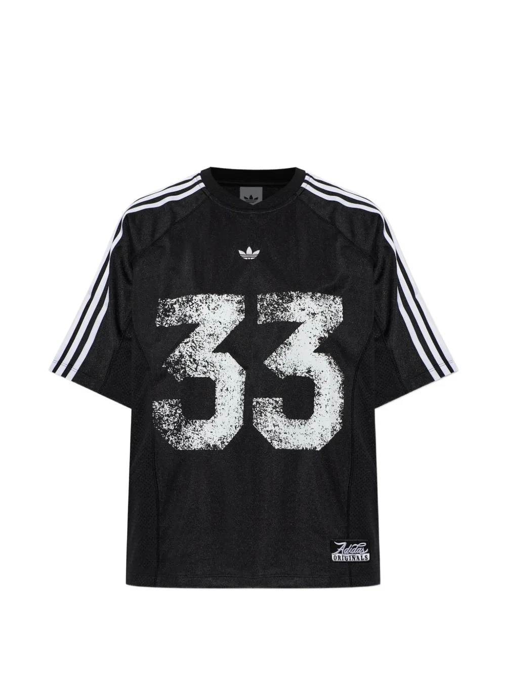 adidas logo-print mesh T-shirt