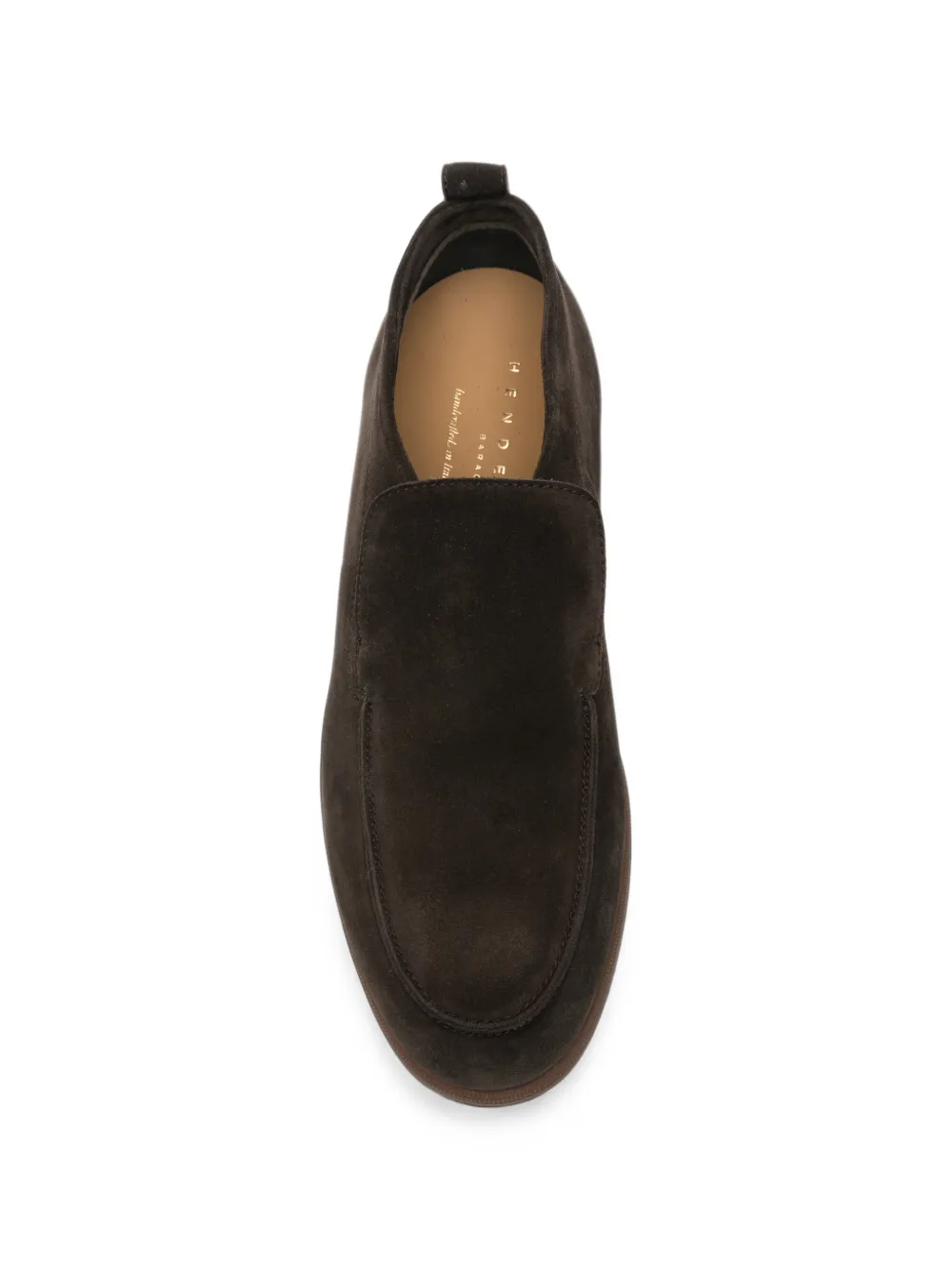 Henderson Baracco suede slip-on loafers Bruin