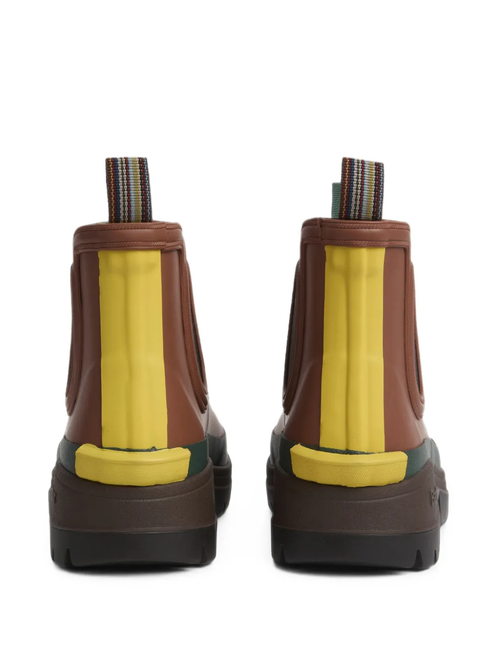 Barbour x Paul Smith waterproof rubber Chelsea boots Bruin