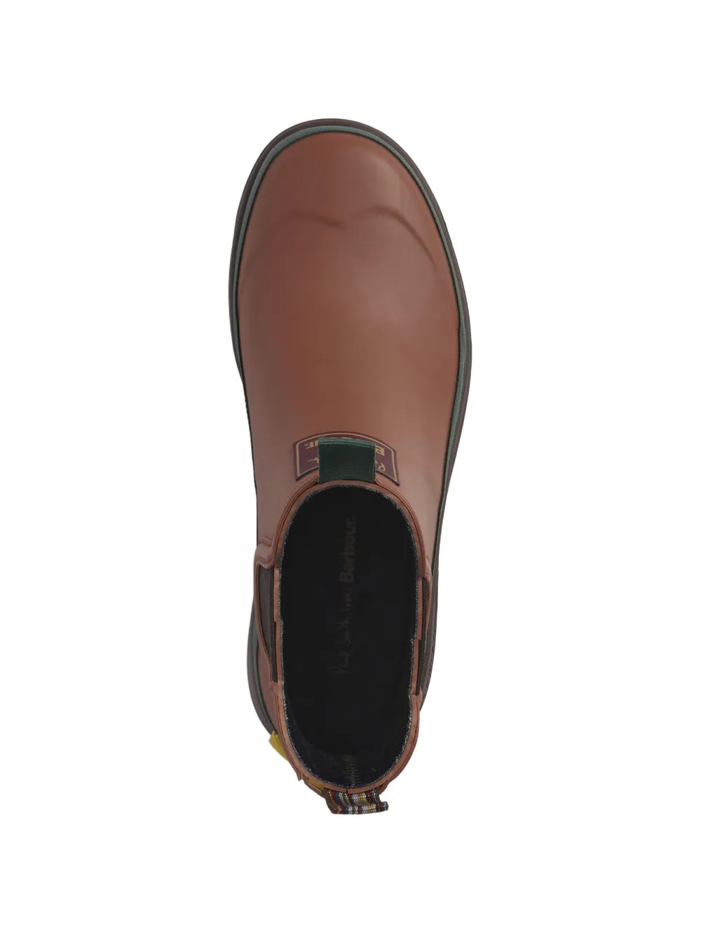 Barbour x Paul Smith waterproof rubber Chelsea boots Bruin