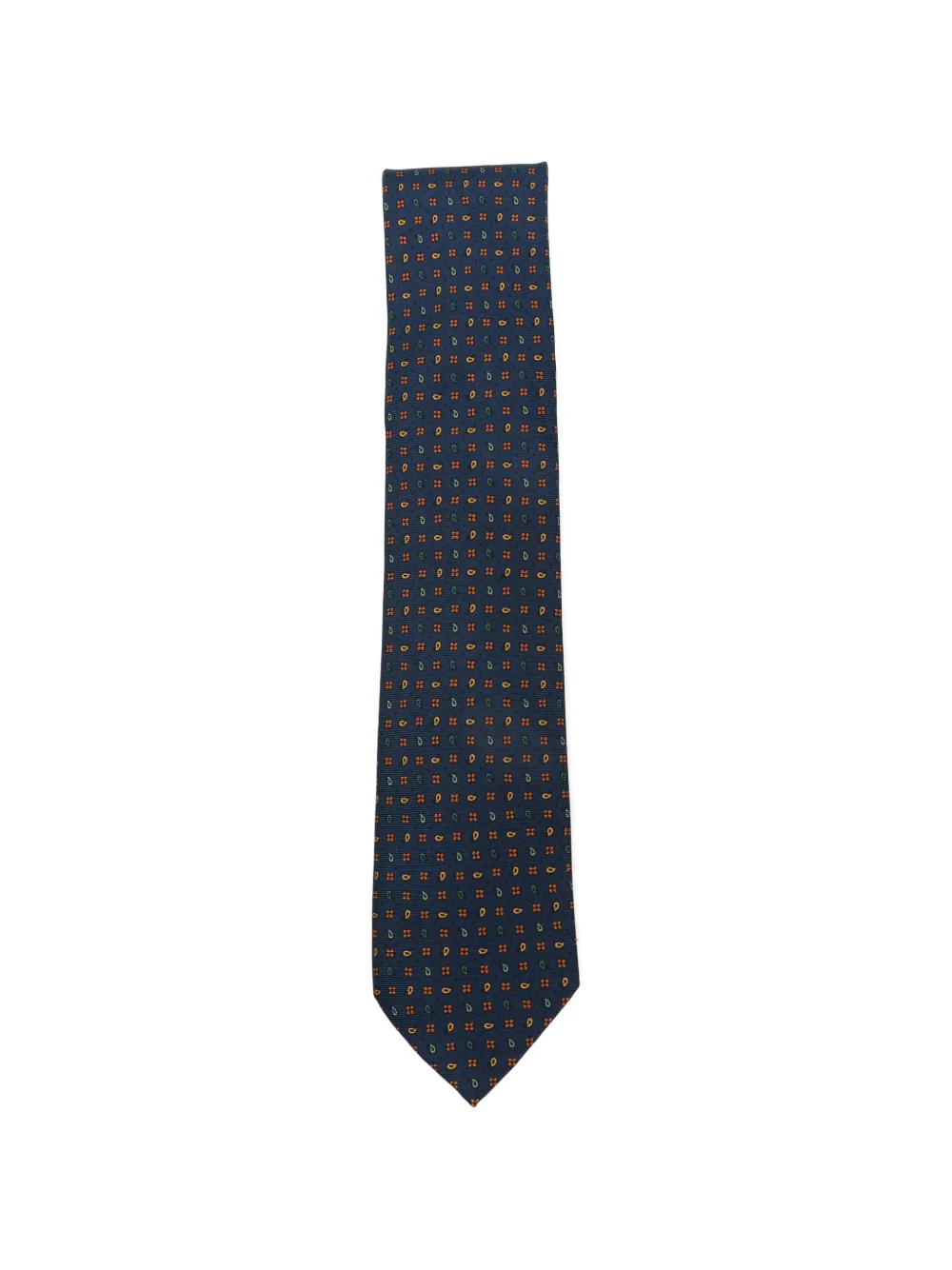 Errico Formicola paisley-print silk tie - Blu