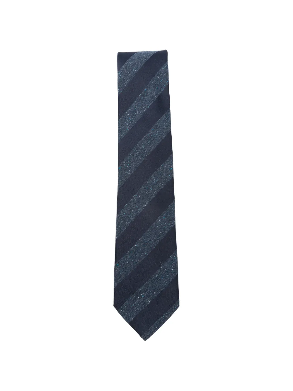 Errico Formicola striped silk tie - Blu