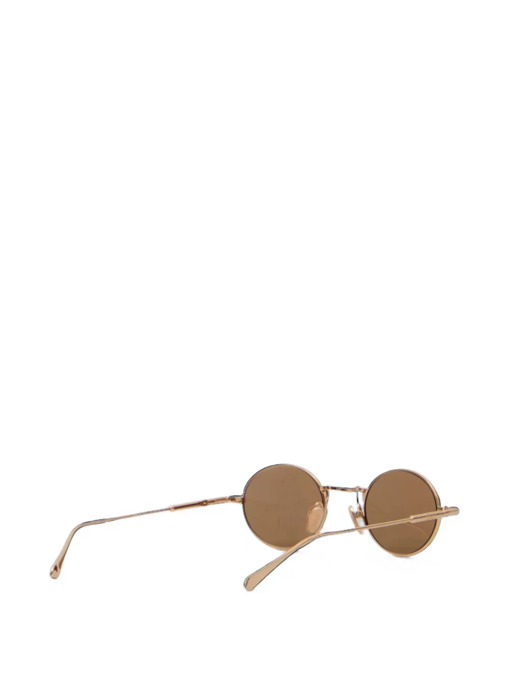 Chloé Eyewear Zonnebril met rond montuur Goud