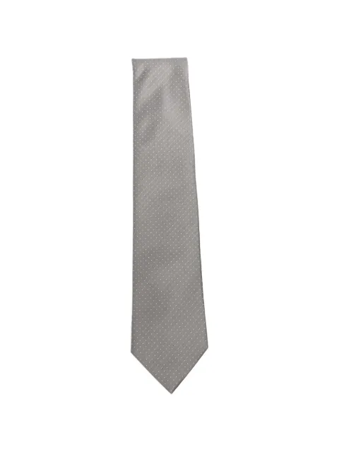 Errico Formicola polka-dot silk tie