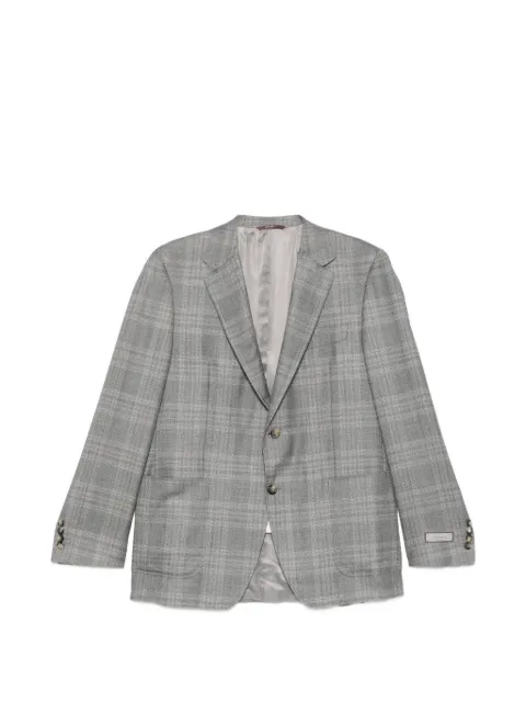 Canali Prince of Wales check blazer