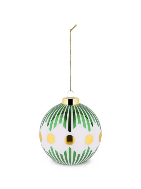 Alessi striped polka-dot baubles (set of two)
