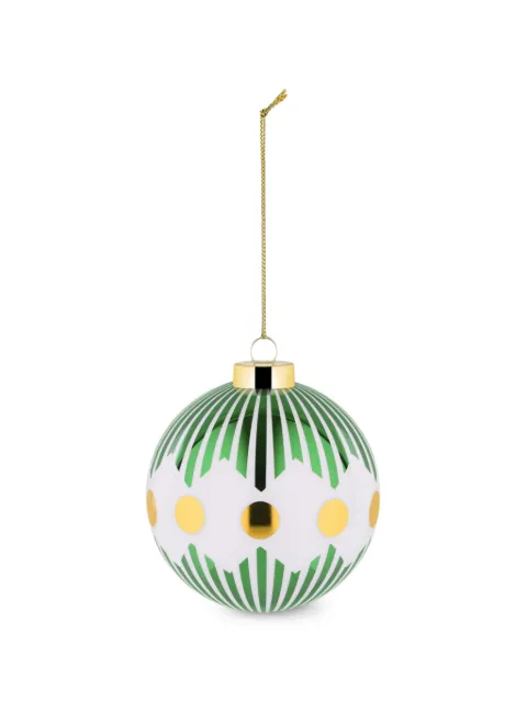 Alessi striped polka-dot baubles (set of two)